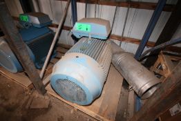 ABB 200 hp Motor, Frame #505T, 1786 RPM 460 D V, 3 Phase (Spare Motor for Tetra Alex Homogenizer,