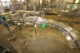 Aprox. 10 ft. L S/S Product Conveyor Combiner with (2) SEW Drives, Aprox. 3-1/4