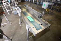 Aprox. 5 ft. L S/S Power Belt Conveyor with (2) Dual 4