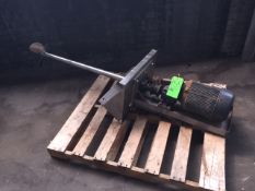 5 hp Agitator with S/S Shaft and 3-Prop Design, Model #: E194B, 208-230/460 Volts, 3 Phase, 1745 RPM