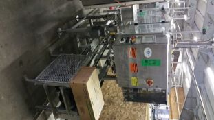 Dairy Conveyor Corp. Half Gal. Pneumatic Drop All S/S Caser, S/N MDDCCAG-2-1-2-C-091 with Allen