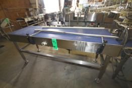 Aprox. 7 ft. L S/S Power Belt Conveyor with 26