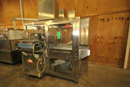 Meca Systeme S/S Case Former, Model BMF-405, S/N 1367 with Nordson Series 3400V Gluer, Allen Bradley