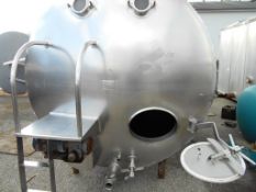 A.H. Arnold 6,000 Gallon Horrizontal Insulated Tank, Model ST, S/N 5196, S/S Front, Front Agitation