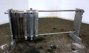 Alfa Laval Plate Heat Exchanger, Model P13-RCF, Approximately 193 Square Feet, 316 S/S, (102) Appro