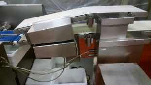 Weber S/S Two-Tier Infeed and Reject Belt Conveyor (LOCATED IN CALIFORNIA)***GEOR***