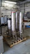 (3) OSMONICS FILTER PODS & 1 TROJAN UV MOUNTED TO SKID (LOCATED IN ILLINOIS)***LDP***