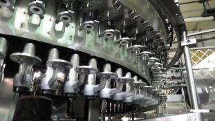 Simonazzi Alcoa Model Eurostar, Simonazzi And Alcoa Monoblock 80/16 Filler Capper, S/S Top Shroadin