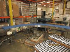 Laughlin Customer Conveyor 90° Mass Table Curve With 3.5' Straight Sections On Each End, 29