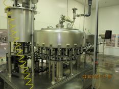 Linker 24/24/8 Valve Triblock Filler, Capper, Rinser, Model# RIC 242448, Serial# P01-0118-18,