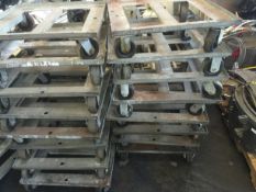 Stainless Steel Dollies. Max capacity is 400lbs PRICE IS PER DOLLIE