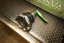 Parlec C50-15SM2 Taper Tool Holder, S/N 4804214 with Face Mill, Type 5.00JXS45R6, S/N L-007488-00-