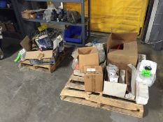 Contents on (2) Pallets Include, Valspar Garage Floor Coating, Tubs of Quikrte Polyurethane,