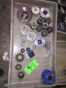 Lot of About 30 Pieces Assortment of Gears (LOCATED IN IOWA, FOB INCLUDED WITH SALE PRICE,