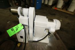 Lab Colloid Mill with 1/2 hp Variable Speed Drive, 3600 RPM and 1