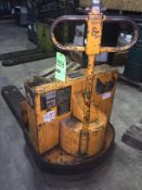 CLARK Electric Pallet Jack, 4000lb capacity - Model #P60C, Serial # WP40-2620-PM8187 -- (LOCATED