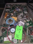 Lot of About 30 Pieces Assortment of Bearings Gages etc.(LOCATED IN IOWA, FOB INCLUDED WITH SALE