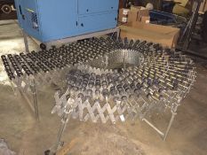Flexible Wheel Conveyor (LOCATED IN IOWA, FOB INCLUDED WITH SALE PRICE, ADDITIONAL CHARGES FOR ANY