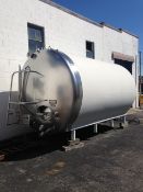 Creamery Package 5,000 Gallon Insulated Horizontal Tank, S/S Front, CIP Spray Balls, 2-1/2