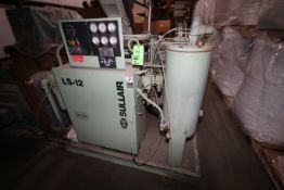 Sullair 60 hp Screw Air Compressor, Model LS1260HHWC, S/N 003-113981, 150 psi (FADP -- Located in