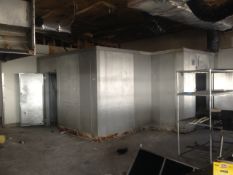 Walk in Cooler/Freezer Combo with Compressors, Freezer part 18' x 8' with Floor, Cooler 13' x 8'