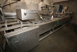 PMR 2-Lane Tubber, Model 1300, S/N 20070207, #3 and #5 lb. Tubs includes S/S Fill Bowl, Tamper