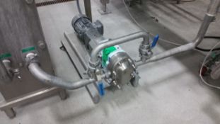 2011 WCB Positive Displacement Pump, Model 030U2, S/N 1000026320982624236 with Clamp Type S/S Head