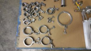 Assorted S/S Clamps from 1