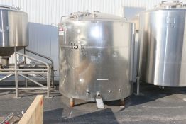 Aprox. 500 Gal. Dome-Top Jacketed S/S Processor, Tank Dimensions Aprox. 68