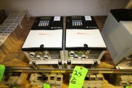 Allen Bradley 7-1/2 hp PowerFlex 70 VFD's, Cat #20AD011A0AYNANNN, 480 V, 3 Phase, Series A