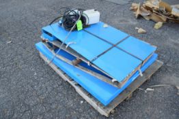 Bishamon Aprox. 4,400 lb. Capacity 4 ft. x 5 ft. Lift System, Model LX200WMBI, S/N 0708047 with