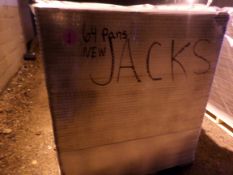 (64) New Baking Pans with 3 x 3 Pizza Molds, 11-3/4”, Features Anti Climb Seamless Rims