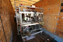 Douglas Case Packer, Model WACP-21, S/N M-2525 with Nordson Gluer, Unit #3500-1AB36, S/N