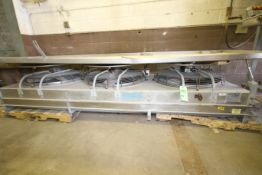 Krack 3-Fan Low Profile Ammonia Blower, Model SBTRS-314-RBA-HGU, S/N 426112-01-A with S/S Drip