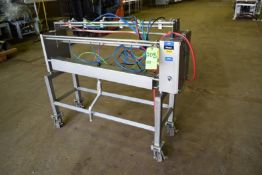 Rademarker Water Applicator, (6) Nozzles and (1) Holding Tank, Mounted on S/S Portable Frame (Asset