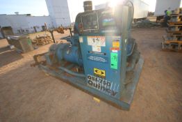 Quincy 150 hp Screw Air Compressor, Model QS1750WNW31FF, S/N 98483H, Water Cooled with Skid-
