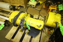 Budgit 1/2-Ton Electric Hoist, Model BEH0116, S/N 322886 with Lift Tech Trolley (Tag #1151853)