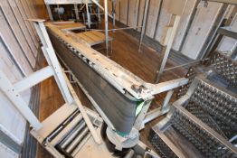 2-Sections HK Systems Power Belt and Roller Conveyor with Aprox. 12 ft. 6