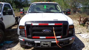 2009 Ford F-550 XL Super Duty Single Cab Truck,4x4, 6.8 L Triton V10 Gas Engine, Automatic