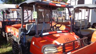 2007 Kubota Utility Vehicle, Model K-RTV-900A, S/N 41998, Diesel Powered, 2,146 Hours