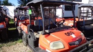 2008 Kubota Utility Vehicle, Model K-RTV-900A, S/N 96775, Diesel Powered, 2,146 Hours