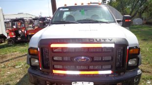 2008 Ford F-550 XL Super Duty Single Cab Truck,4x4, V8 Power Stroke Turbo Diesel Engine, Automatic