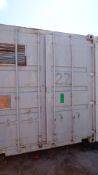 20' Steel Container, Double Door, Sold with Contents