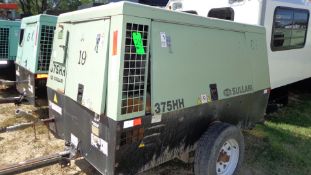 Sullair Portable Compressor, S/N CS-019 / 200810230084, Model 375 HH, Rated 375 CFM @ 200 PSIG, John
