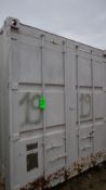 20' Steel Container, Double Door, Includes Toilet, Sinks and Showers