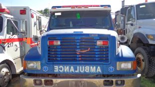 1995/96 International Ambulance, Model 4700 LP, Diesel Engine, Automatic Transmission, Equipped with