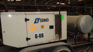 2007 SDMO Type J40U Generator with John Deere Engine, S/N J40U07026661, 175 KVA, 1800 RPM, 60 Hz, 50