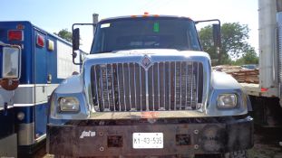 2005 International Flat Bed Service Truck, Single Cab, Model 7300 4x4, Diesel Engine, Standard