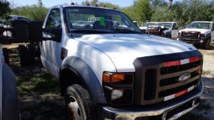 2008 Ford F-550 XL Super Duty Single Cab Truck,4x4, V8 Power Stroke Turbo Diesel Engine, Automatic
