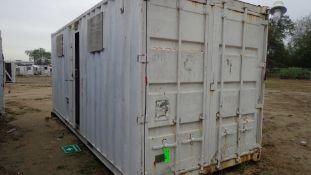 20' Steel Container, Double Door, Office Container
